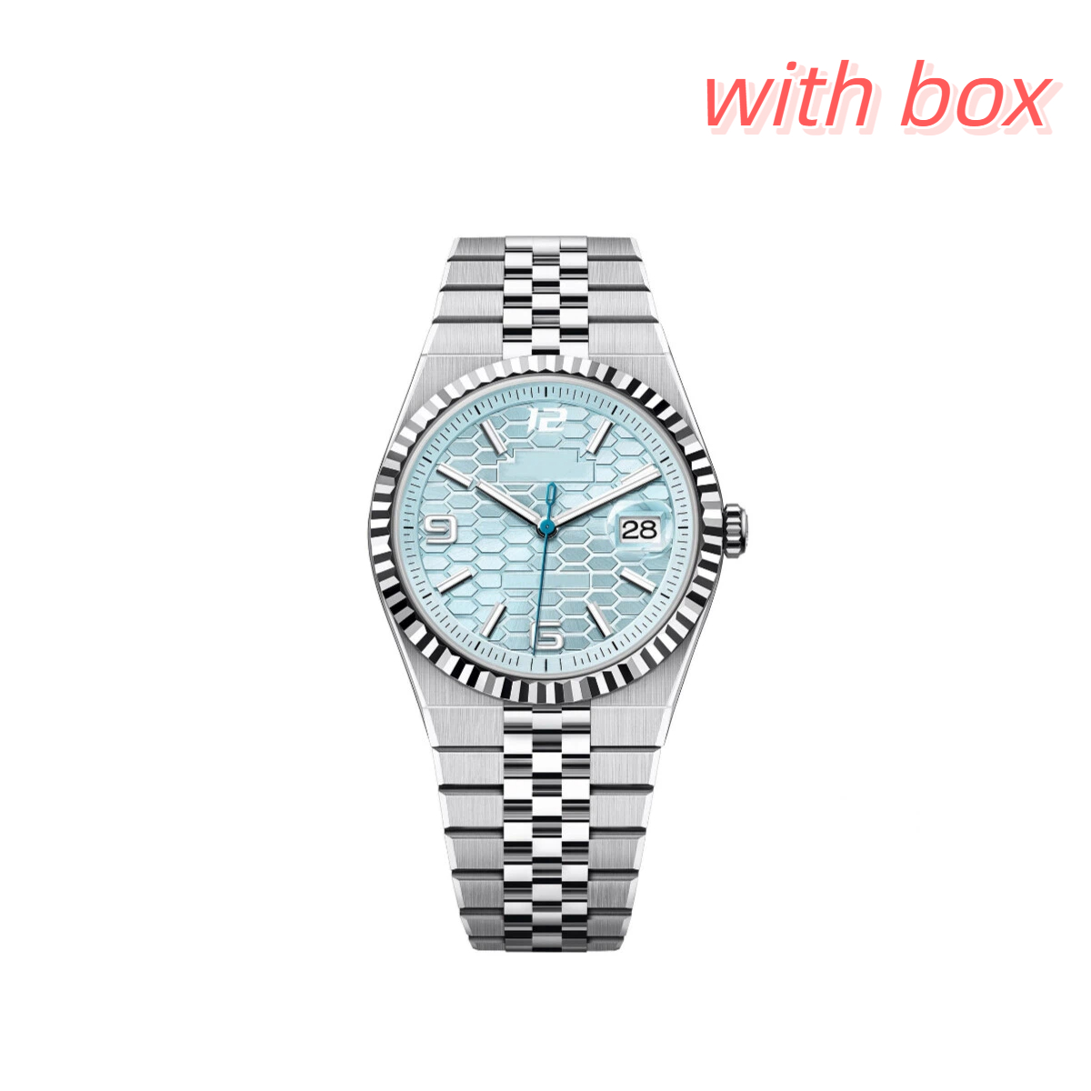 Mens designer watch with box 40MM dial 2813 movement Automatic Watches 904L stainless steel Strap Sapphire Luminous Luxury Wristwatches