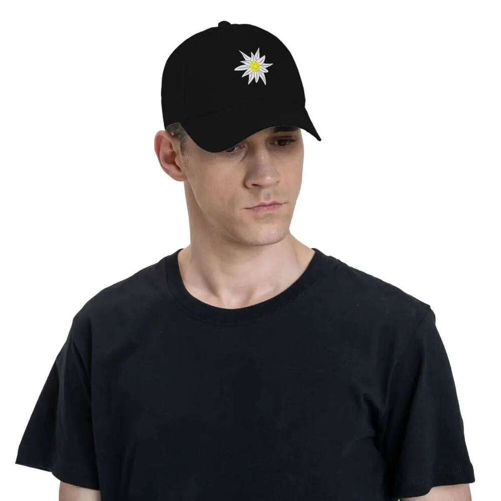 Edelweiss flower Baseball Cap summer hat Golf Women Men's Y260115