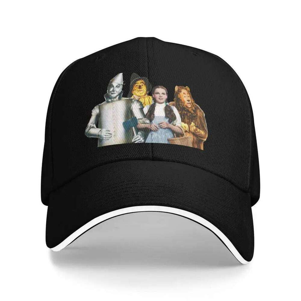 Wizard Of Oz/ Dorothy Tin Scarecrow/No Place Like Home Baseball Cap summer hat Sunhat Designer Man Women's Y260115