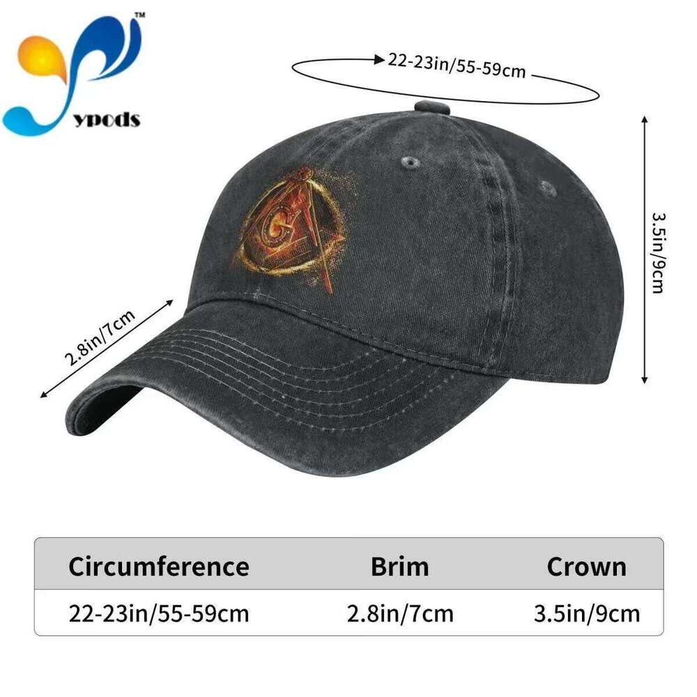 Shriner Masonic Unisex Baseball Snapback Dad Hat Summer Sun Cap for Men and Women Hats Y260115