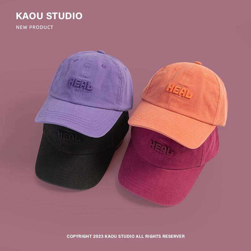 INS Embroidered Baseball Korean Style Spring and Autumn All-Match Peaked Cap Face-Looking Small Trendy Men's Hat Y260115