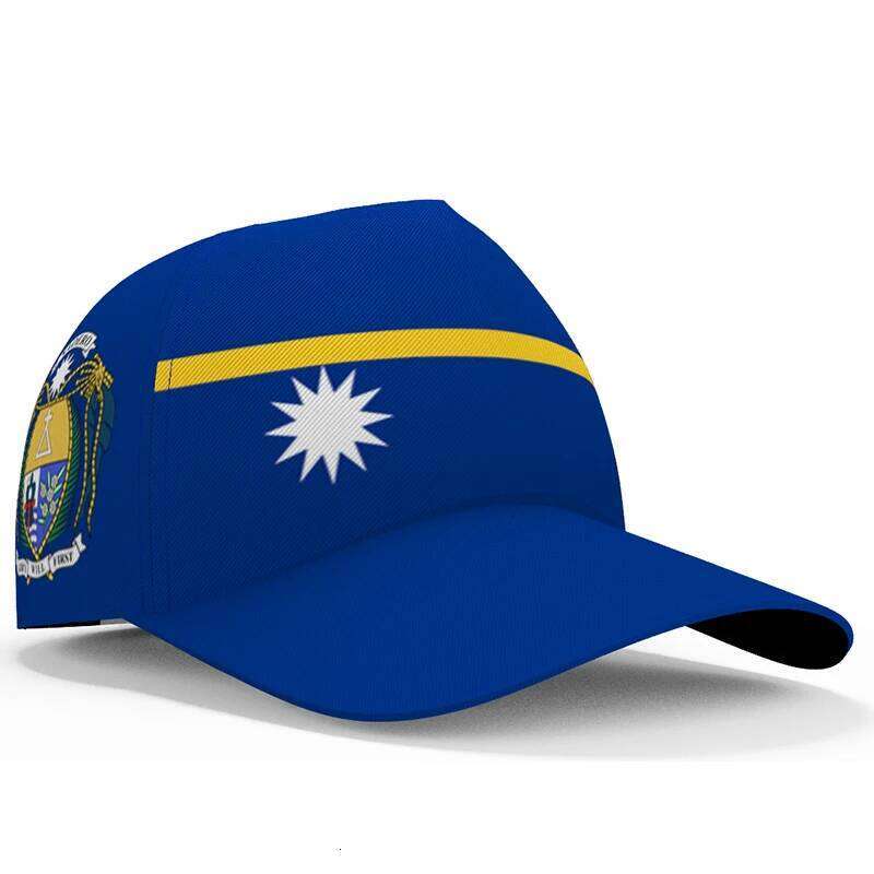 Nauru Baseball Caps Free 3d Custom Made Number Team Logo Nr Hats Nru Country Travel Fishing Naurun Nation Republic Flag Headgear Y260115