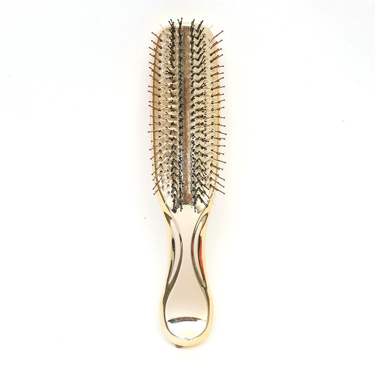 Chuangyou Comb Zeus Scalp Cleaning Massage Fluffy Anti-Hair Loss Shampoo Smooth Hair Wet Dual-Use Electroplated Rose Gold High quality