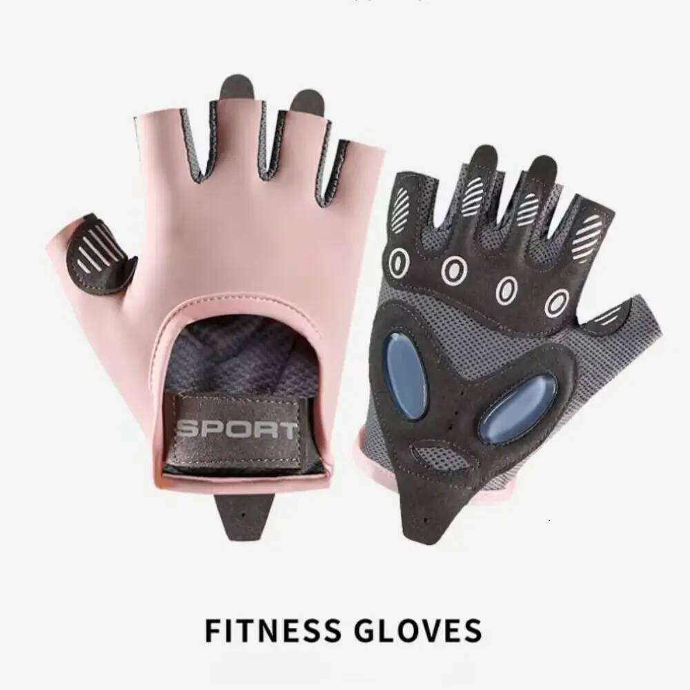 1 Pair Outdoor Half-Finger Fitness Anti-slip Breathable Cycling Cushioning Sports Gloves Yoga Y260115