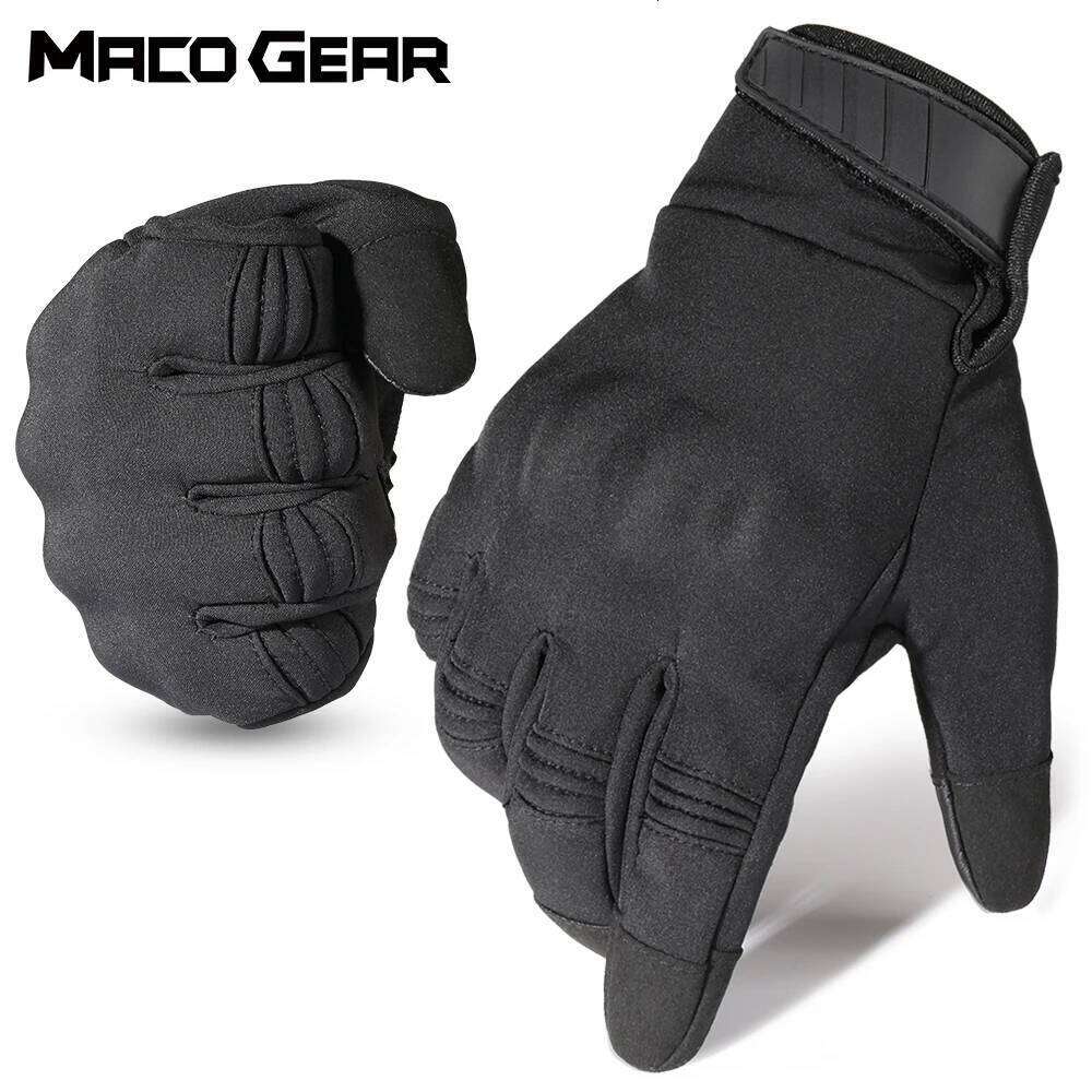 Winter Warm Motorcycle Full Finger Gloves Touch Screen Motorbike Motocross Cycling Riding MTB Windproof Non-slip Protective Gear Y260115