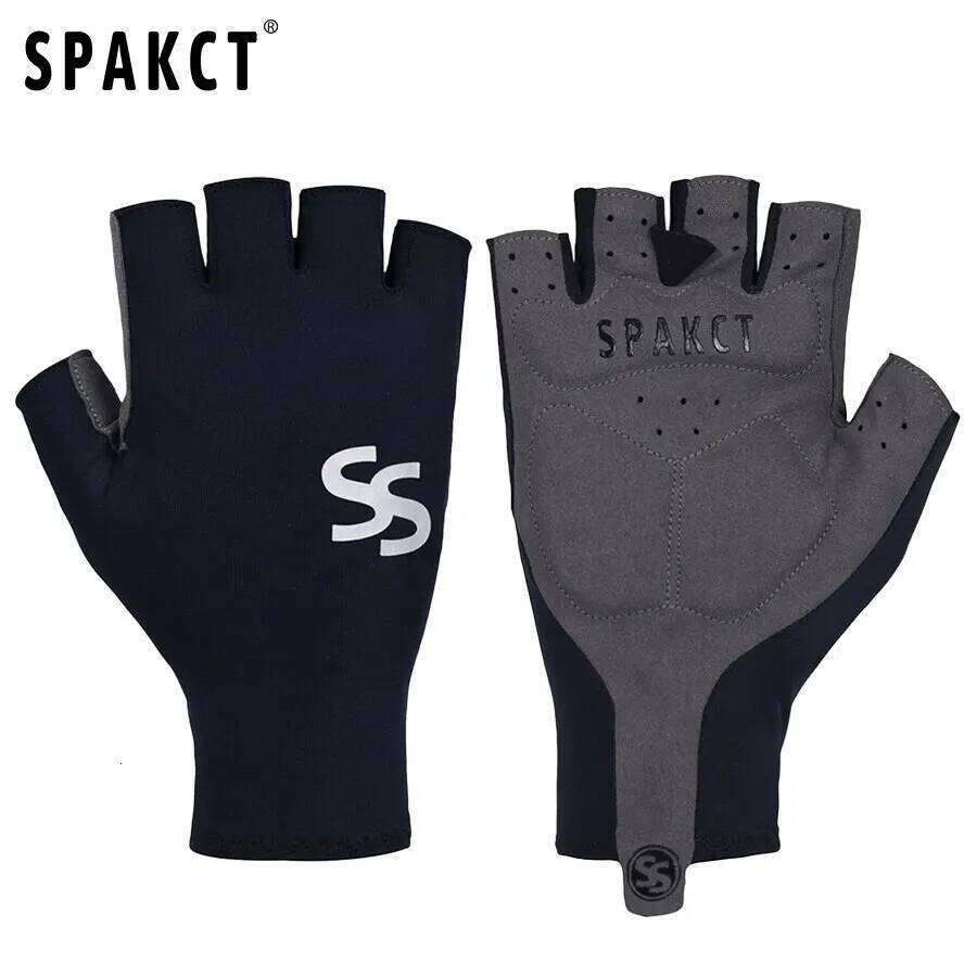 SPAKCT Men Women Cycling Gloves Fingerless Half Finger Summer MTB Bicycle Bike Glove Motorcycle Accessories Y260115