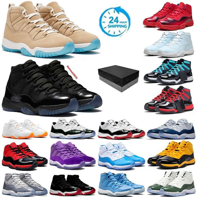With Box Basketball Shoes 11 Gamma Blue Mens Shoes 11s Designer Shoes Cool Grey Cherry 11 Red Cement White Black Pink Outdoor Sneakers Womens Stock High Sports Shoes