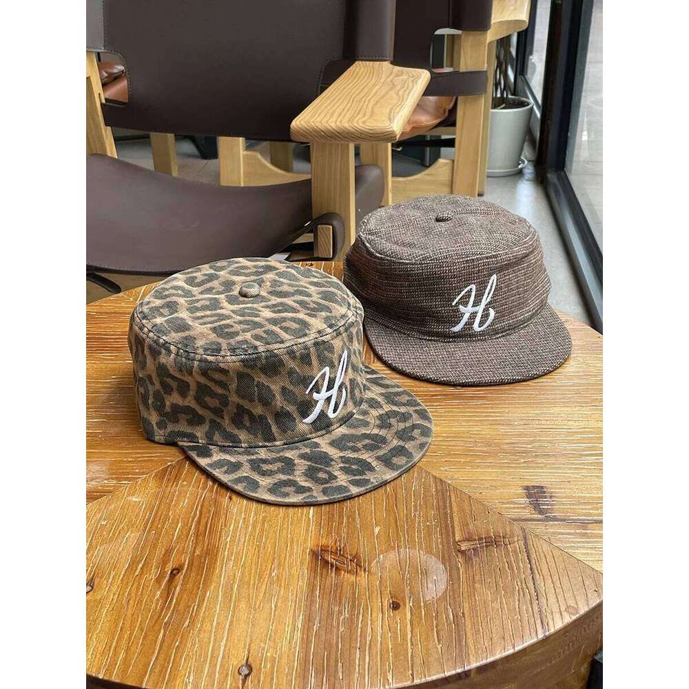 Vintage Embroidered Letter Top Women Street Hip Hop Duckbill Wide Flat Brim Baseball Cap for Men Y260115