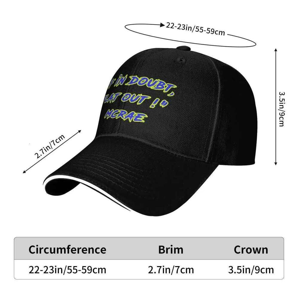 If in doubt flat out Baseball sun caps Sunhat Custom Cap western Hat Women's Beach Men's Y260115