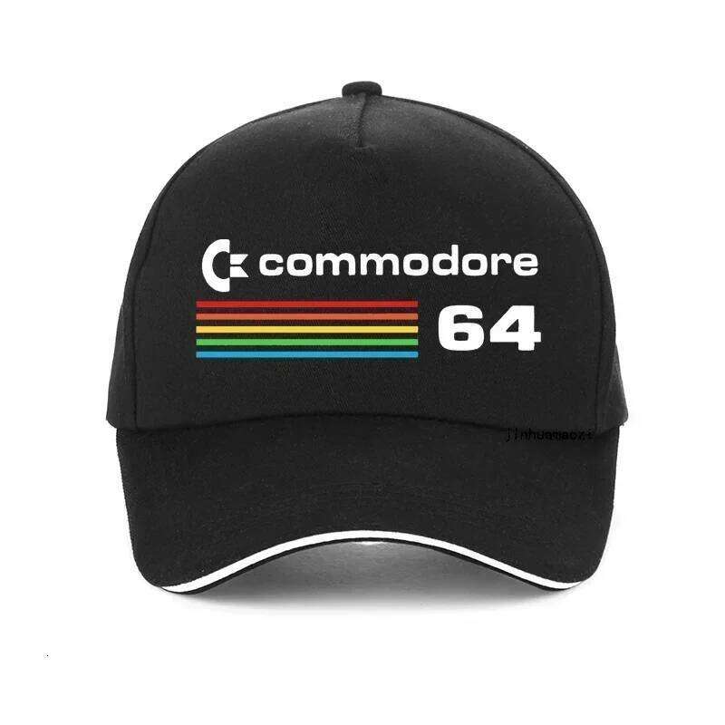New Men's Summer Commodore 64 Baseball Cap Outdoor Leisure Breathable Brand Printing Men Women Hat Adjustable Snapback Gorras Y260115