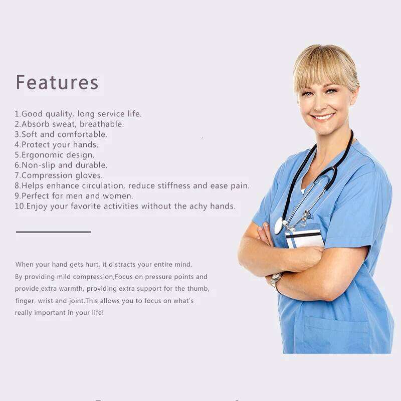 Arthritis Cotton Joint Pain Relief Wrist Support Hand Brace Women Men Therapy Wristband Compression Gloves Y260115