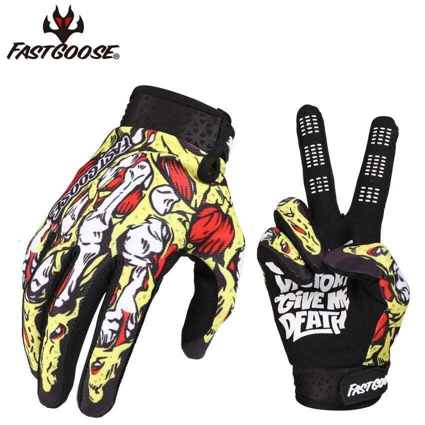 Mtb Mountain Bicycle Motorcycle Racing MX Motocross Full Finger Cycling Gloves Road Driving BMX MTB Luvas gloves X Y260115