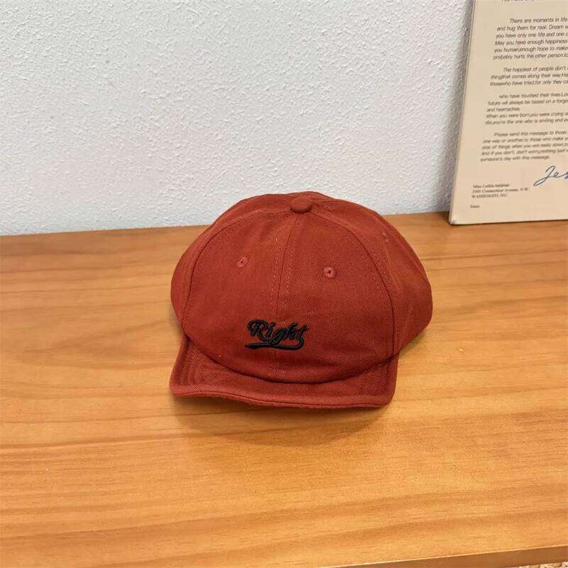 Japanese Soft Hat Short Baseball Women Versatile Korean Student College Style Flipped Brim Cap Male Couple Y260115