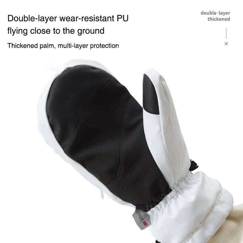 Touchscreen Snowboard Mittens for Men & Women - Thickened Insulated Waterproof Outdoor Ski Gloves Student Suitable Y260115