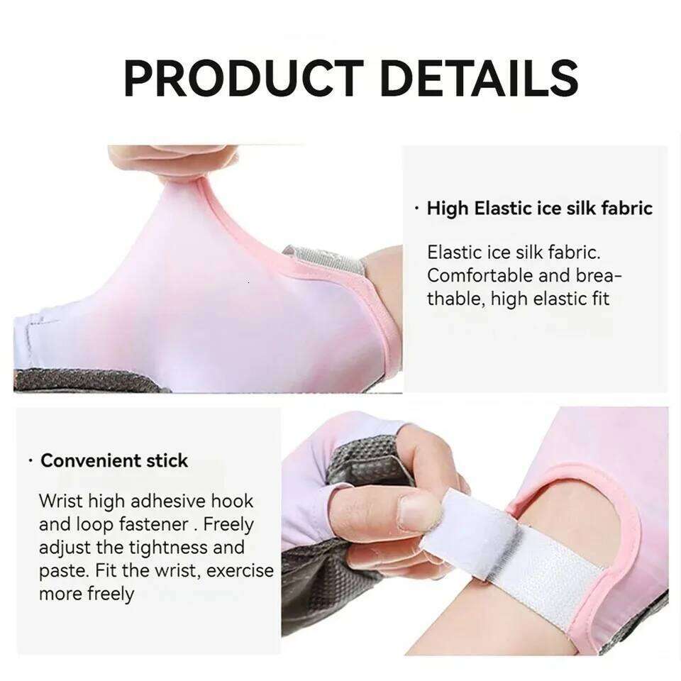 1Pair Outdoor Sports Breathable Anti-slip Wear-resistan For Men Women Cycling Gloves Half Finger Equipment Fitting Y260115