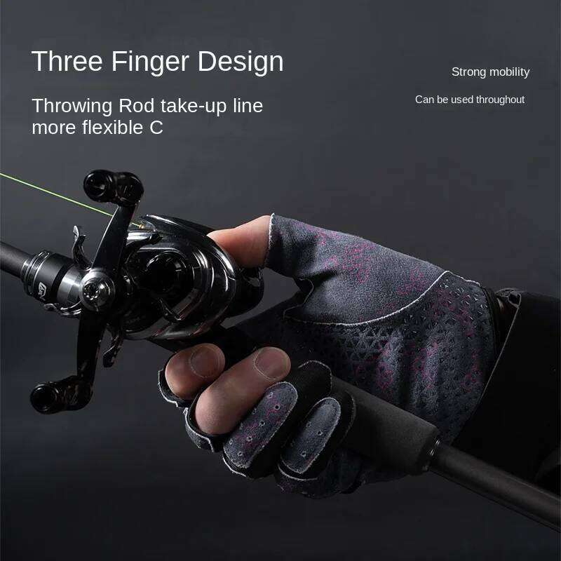 LINNHUE Anti-cutting Anti-Slip Three-finger Gloves Tool Item Professional Spinning Reel for Sea Fishing Y260115
