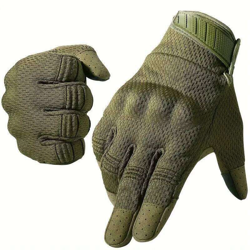 Camo Touch Screen Tactical Gloves Outdoor Hunting Shooting Sports Cycling Combat Airsoft Hiking Camping Bike Non-slip Equipment Y260115