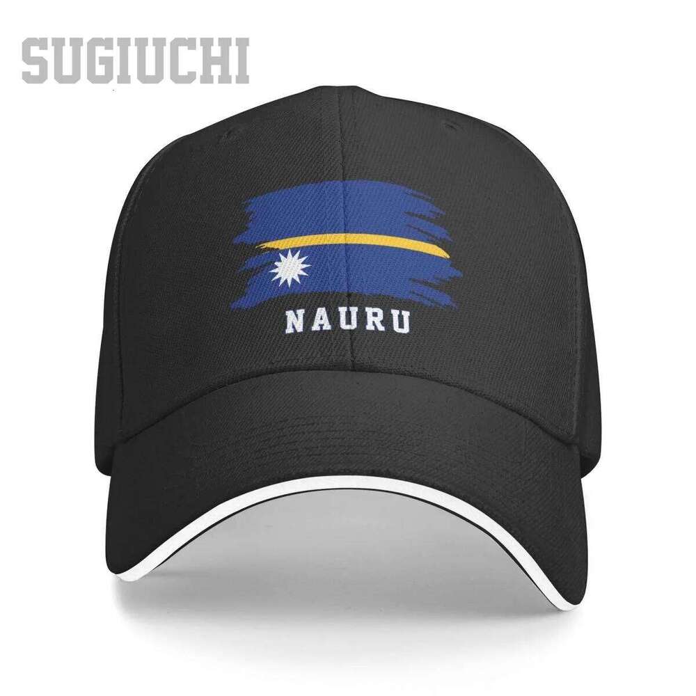 Unisex Sandwich Nauru Flag Nauruan Baseball Cap Men Women Hip Hop Caps Snapback Golf Hat Fishing Y260115