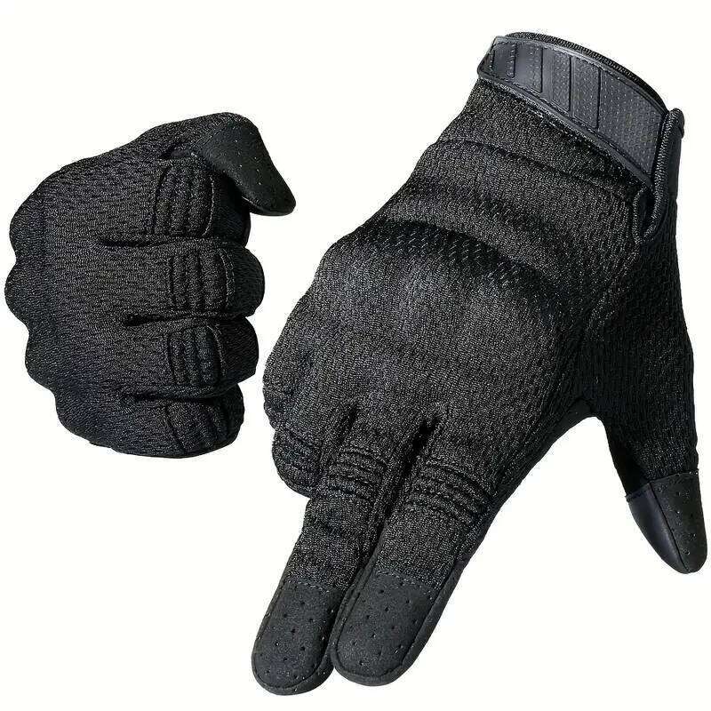 Touch Screen Army Tactical Men Women Paintball Airsoft Combat Motocycle Hard Knuckle Full Finger Military Gloves Y260115