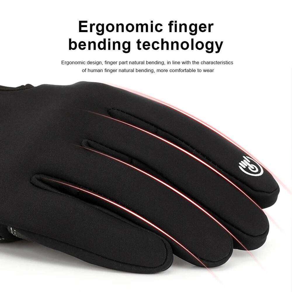 New Brand Men's Ski Outdoor Waterproof Non-Slip Cycling Driving Motorcycle Protection Gloves for Cold Winter Y260115