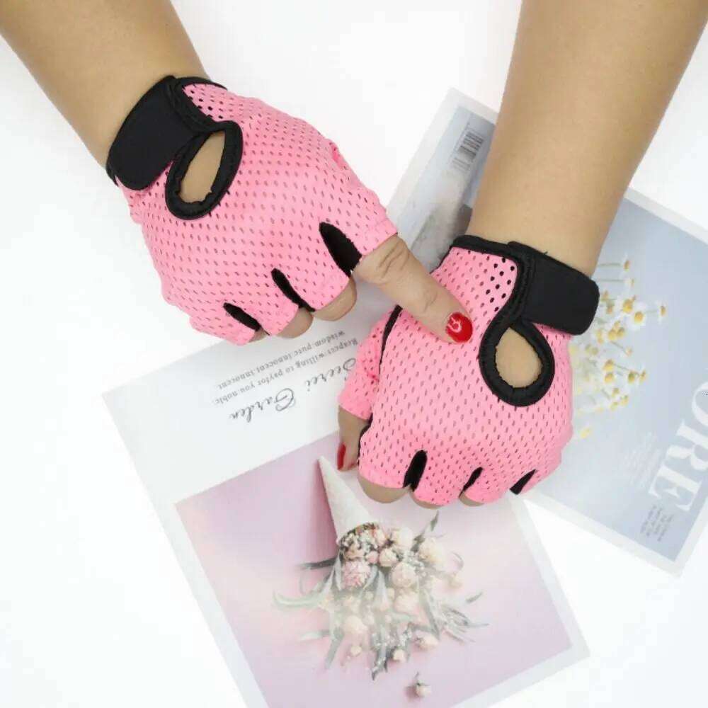 Cycling Fingerless Professional Gym Fitness Breathable Anti-Slip Women Men Half Finger Fishing Female Bicycle Bike Gloves Y260115