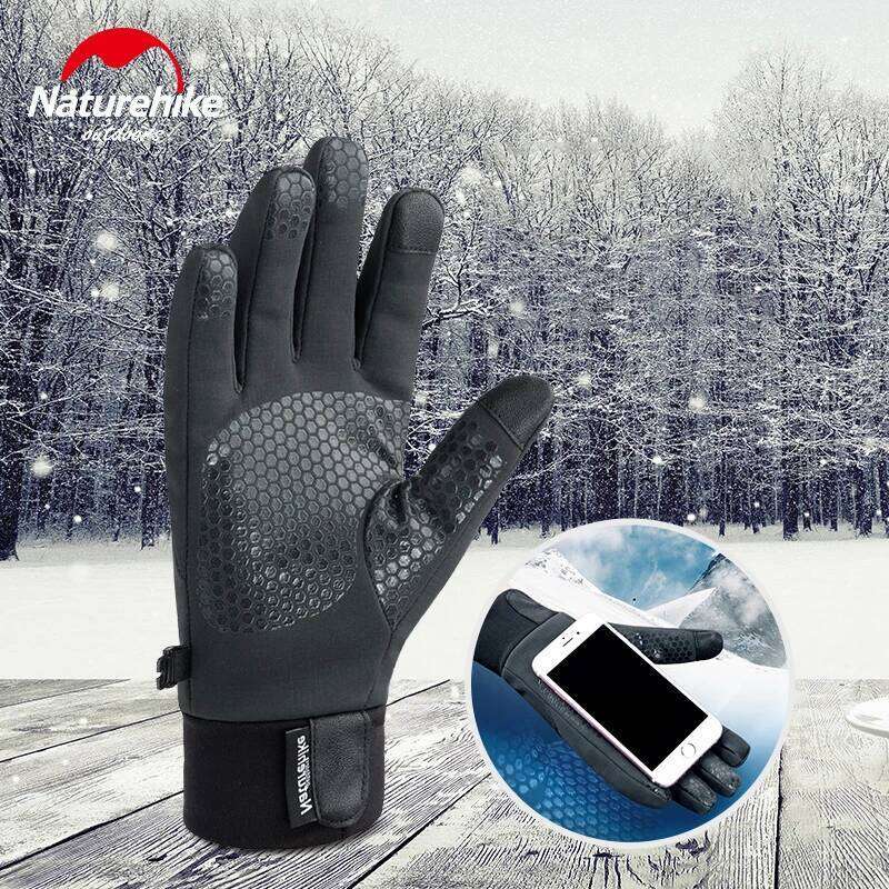 Naturehike GL05 Gloves Touch Screen Mountain Riding Cycling Sports Winter Warm Fleece Anti-slip Waterproof Outdoor Fishing Glove Y260115