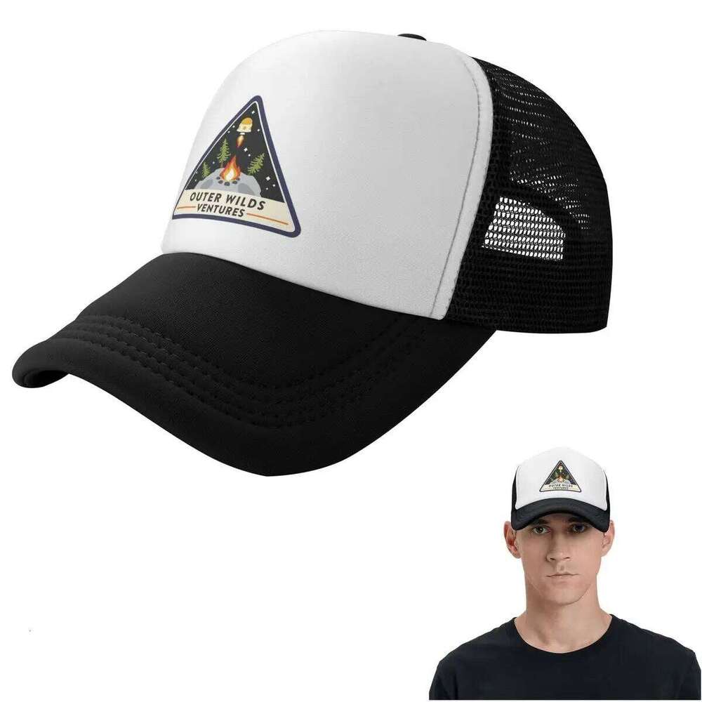 Outer Wilds Ventures Patch Cap Fashion Mesh Caps Adjustable Hat Hip Hop Summer Unisex Baseball Hats Y260115