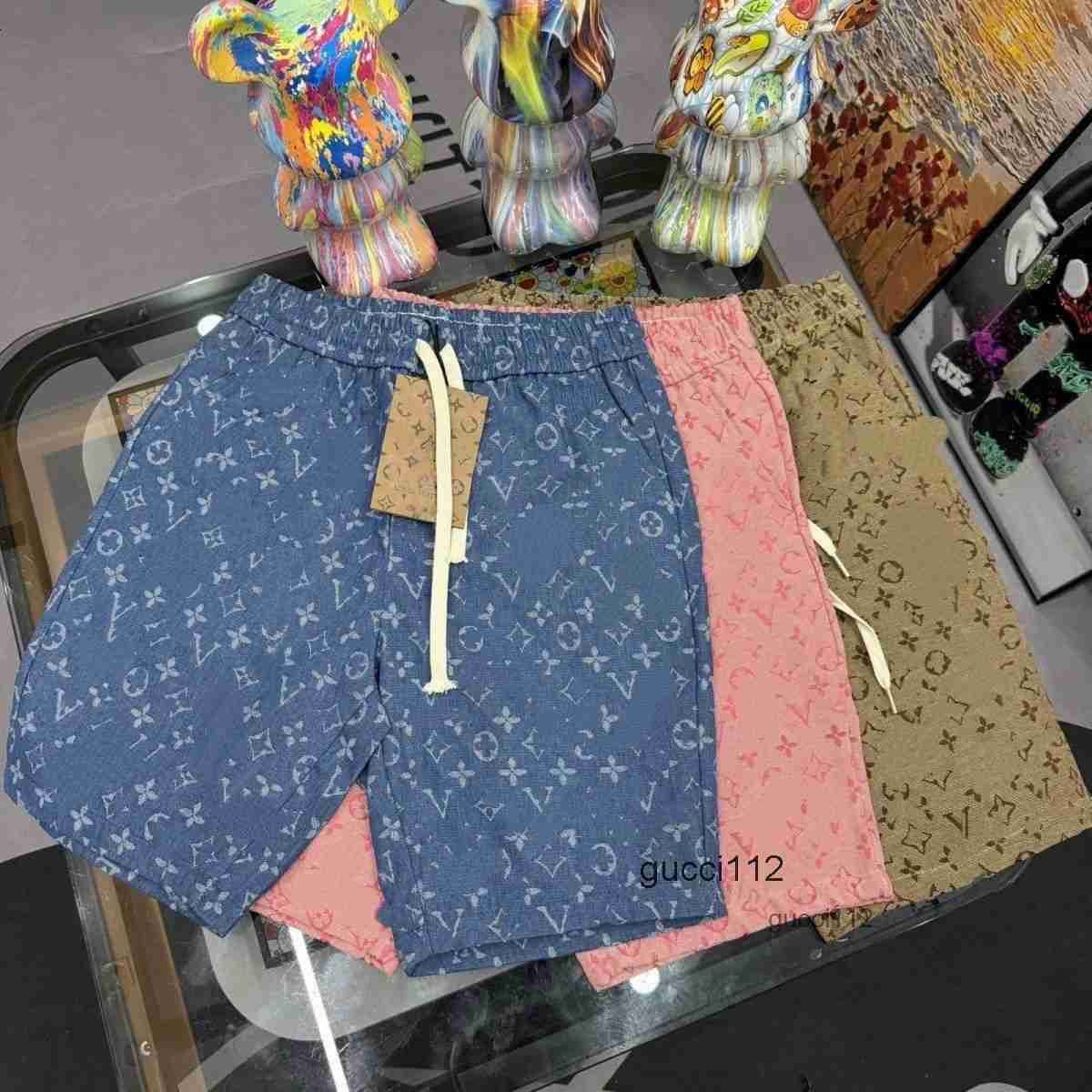 25 men designer shorts summer classic brand designer shorts beach breathable swim trunks printe louisvuittion louisvuinton louis vuitton lvs louievuitton R5JL