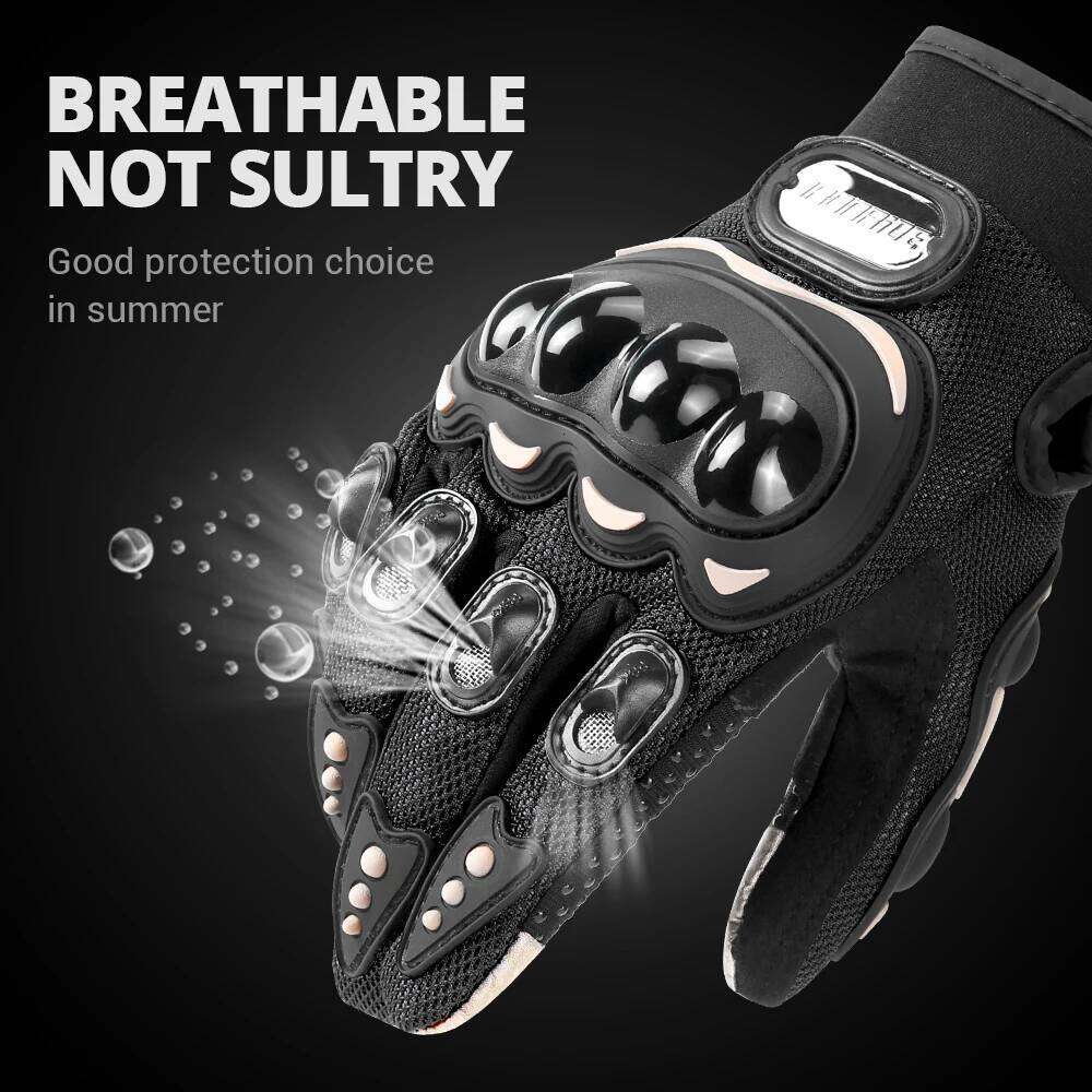 Motorcycle Men Women Touch Screen Outdoor Motocross Non-slip Riding Motorbike Full Finger Gloves Wear-Resistant Y260115