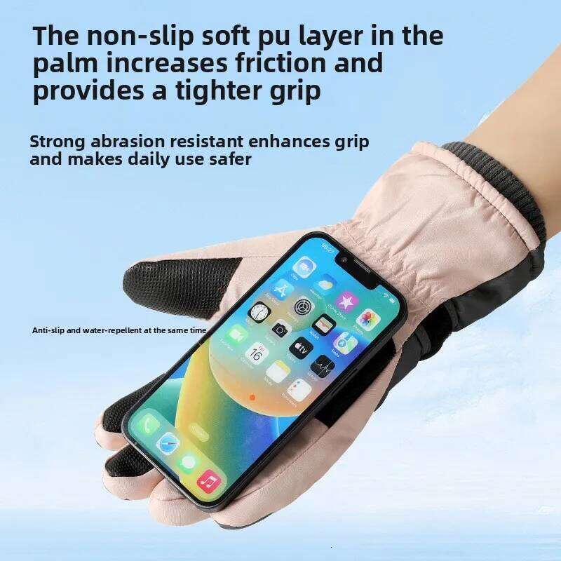 Winter Men's Women's Thick Velvet Warm and Windproof Outdoor Mountaineering Sports Cycling Touch Screen Skiing Gloves Y260115