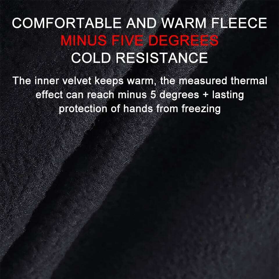 LOOGDEEL Warm Running Full Finger Outdoor Sport Windproof Waterproof Non-slip Touch Screen Cycling Jogging Gloves Unisex Y260115