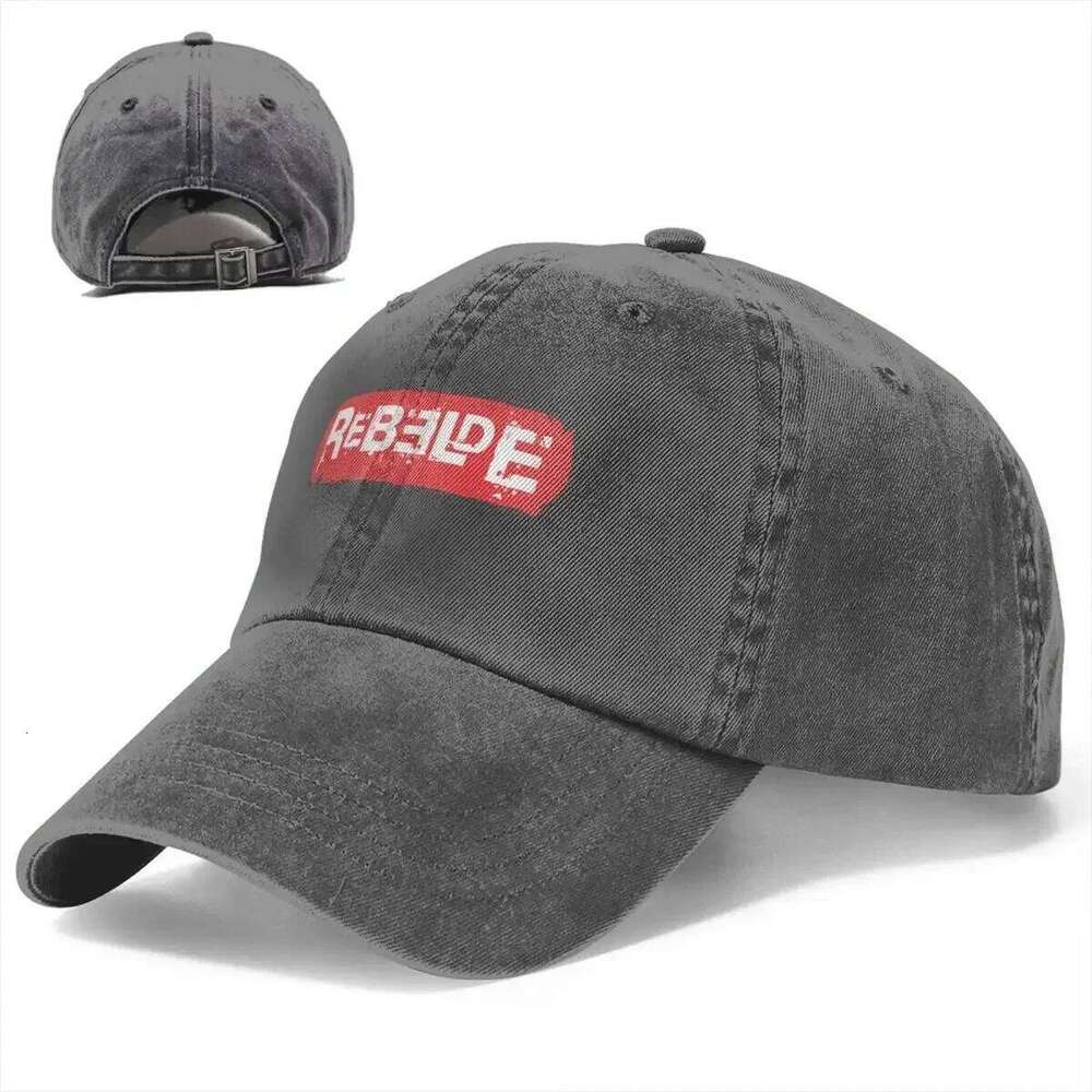 2023 New Logo Rebelde Washed Cotton Adjustable Baseball Hat Men RBD Cap Spring Autumn Hip Hop Casquette Y260115