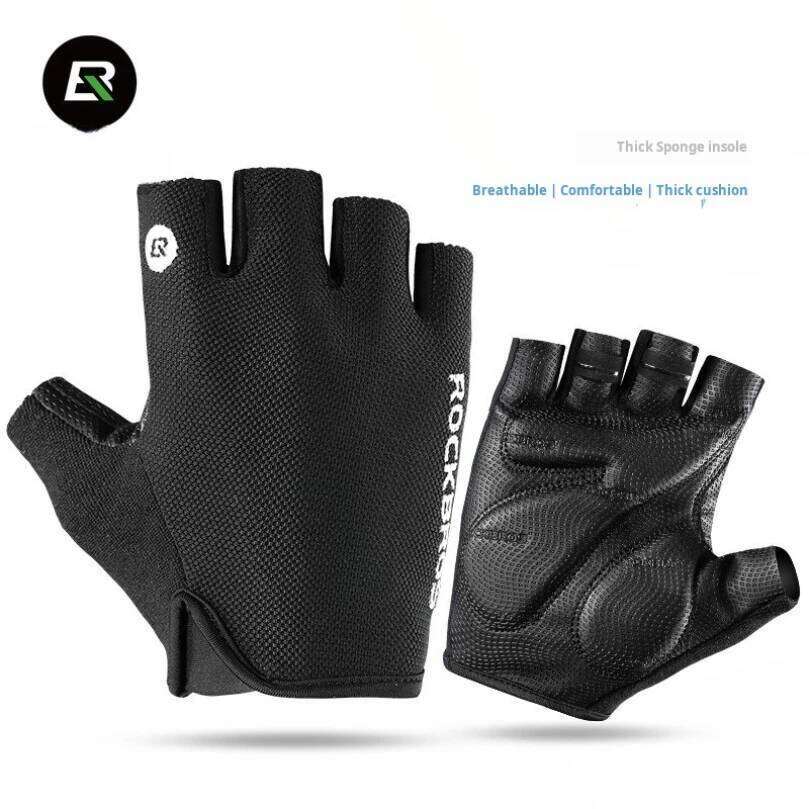 ROCKBROS Cycling breathable half finger racing anti slip mountain bike cycling equipment gloves Y260115
