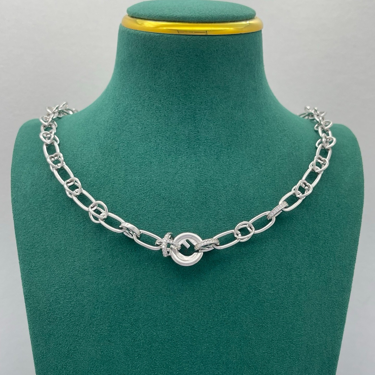 Fashion Designer Necklace Earrings Jewelry Set Gold Plated Pendant Cuban Chain Necklace Bracelet Christmas Gifts