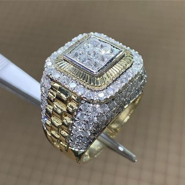 Luxury Brand Designer Jewelry New Accessories Hip-Hop Style Ring Men's European And American Trendy Street Dance Ring Diamond Ring Hot Selling Je