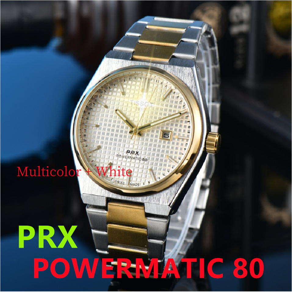 TOP Brand 1853Tissity WristWatches Men Quartz Movement Watches Date 1853 Watch classic Luxury wrist-watch Steel Strap TISSOTly PRX POWERMATIC 80 watch