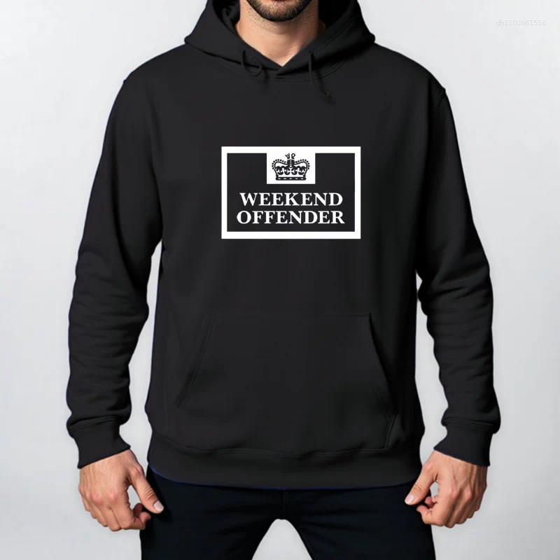 Men's Hoodies 2026 Fashion WEEJEND OFFENDER Hoodie Men Women Autumn Winter Warm Street Sweatshirts Solid Color Casual All-Match Couple