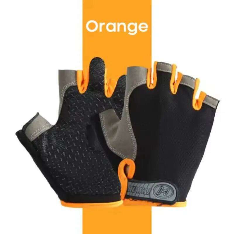 Half Finger Cycling Breathable Slip Sweat Outdoor Sports Gloves Anti Shock for Men And Women Y260115