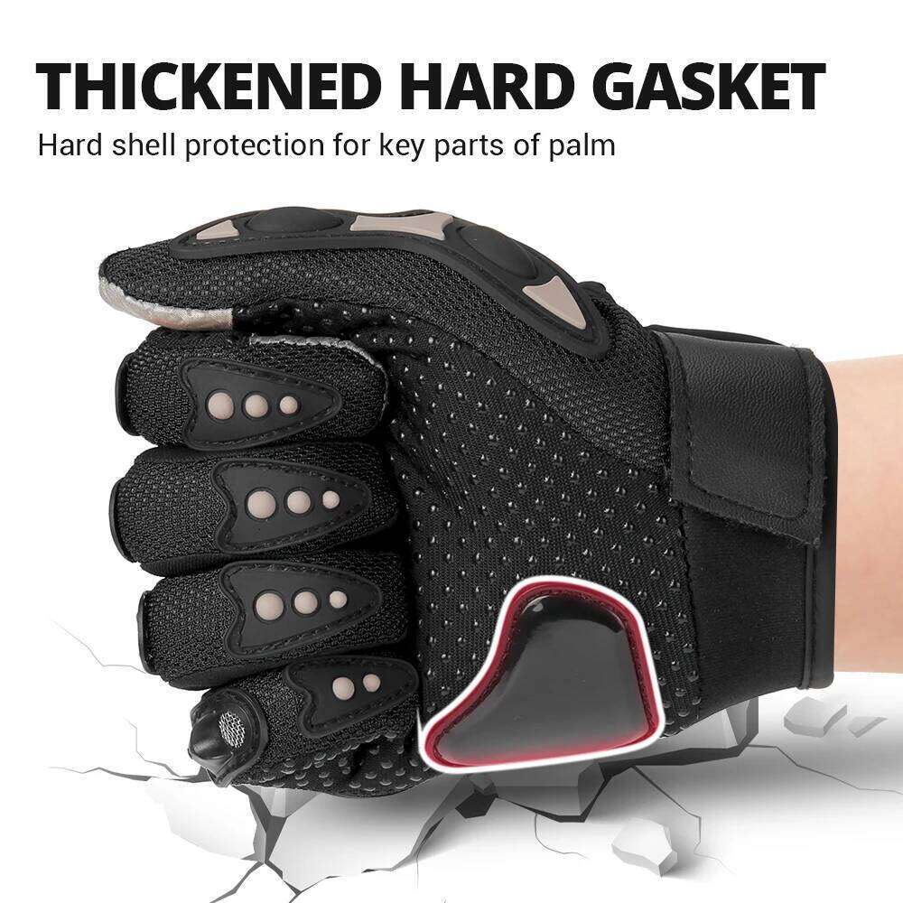 Motorbike Full Finger Breathable Motorcycle Touch Screen Moto Racing Protective Glove Bicycle Gloves Summer Y260115