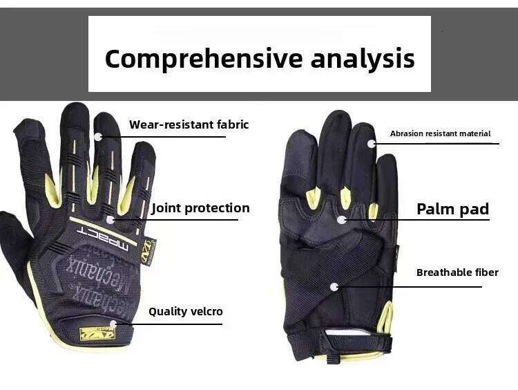 New Tactical full long finger riding touch screen anti slip climbing Non-slip shock-absorbing sports gloves Y260115