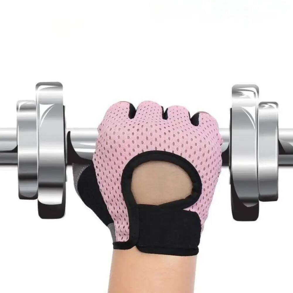 Cycling Fingerless Professional Gym Fitness Breathable Anti-Slip Women Men Half Finger Fishing Female Bicycle Bike Gloves Y260115