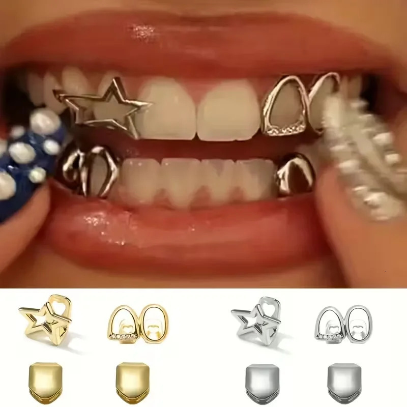 4Pcs Gothic Hip-Hop… - image