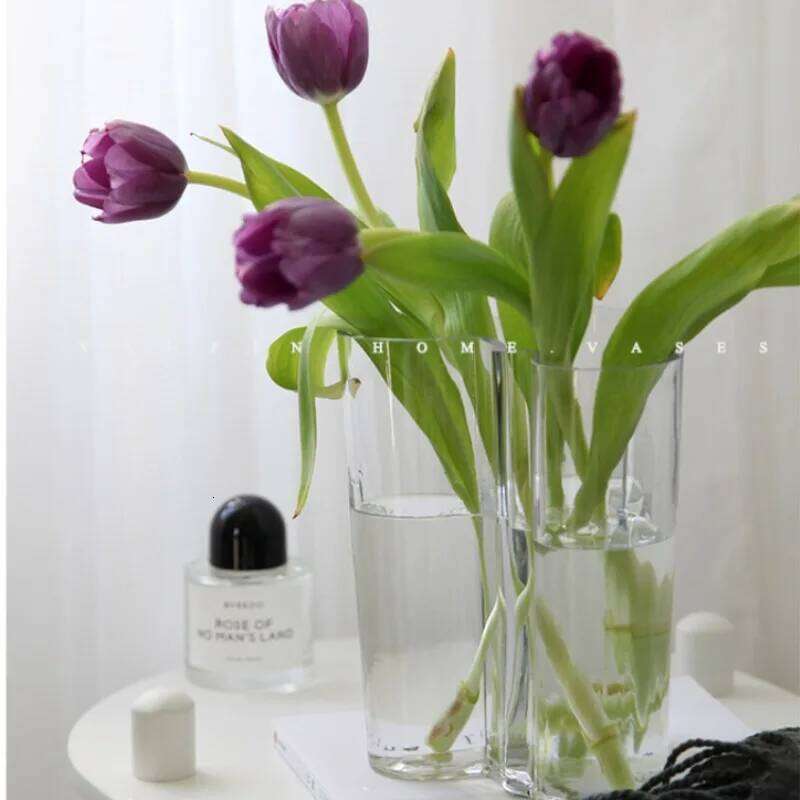 Creative Irregular Transparent Lake Glass Ins Vase Decoration Home C260116