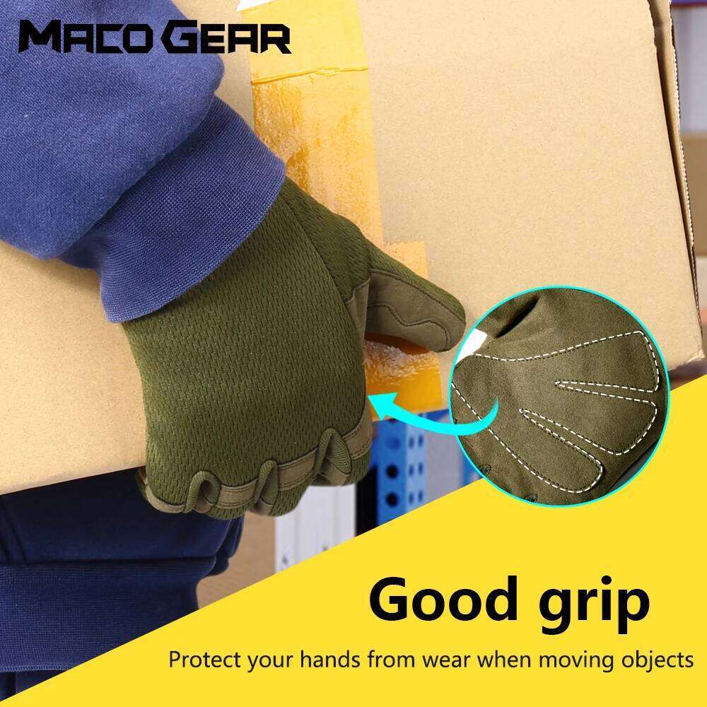 Outdoor Sports Tactical Gloves Training Climbing Shooting Cycling Bicycle Wearproof Riding MTB Road Bike Lightweight Mittens Men Y260115