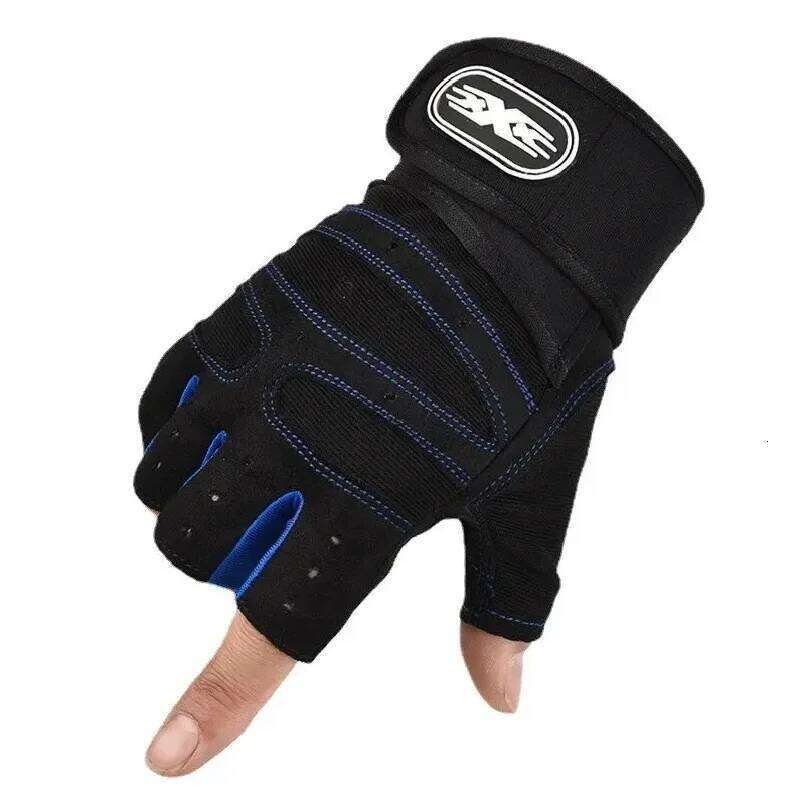 Fitness Half Finger Gloves Men And Women Wrist Guard Sports Dumbbell Riding Non Slip Horizontal Bar Exercise Training Y260115