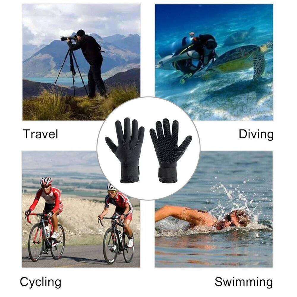 5MM 3MM Men Wetsuit Winter Gloves Scuba Snorkeling Paddling Surfing Kayaking Canoeing Spearfishing Mittens Diving Equipment Y260115