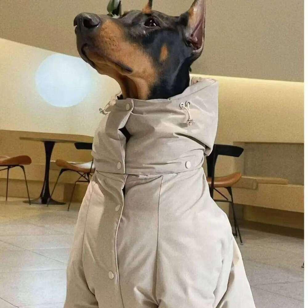 Famous brand Winter Warm Big Vest Jacket Waterproof Pet Coat Greyhound Doberman Clothes For Medium Large Dog pupakaIK