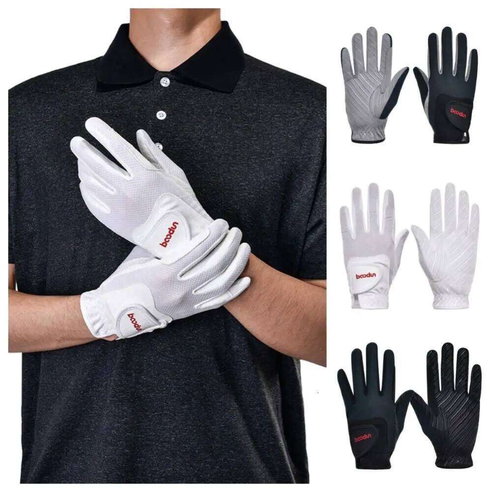 Suede Horse Wear Resistant Lightweight Equestrian Anti-slip Breathable Sports Riding Gloves Outdoor Golfing Y260115