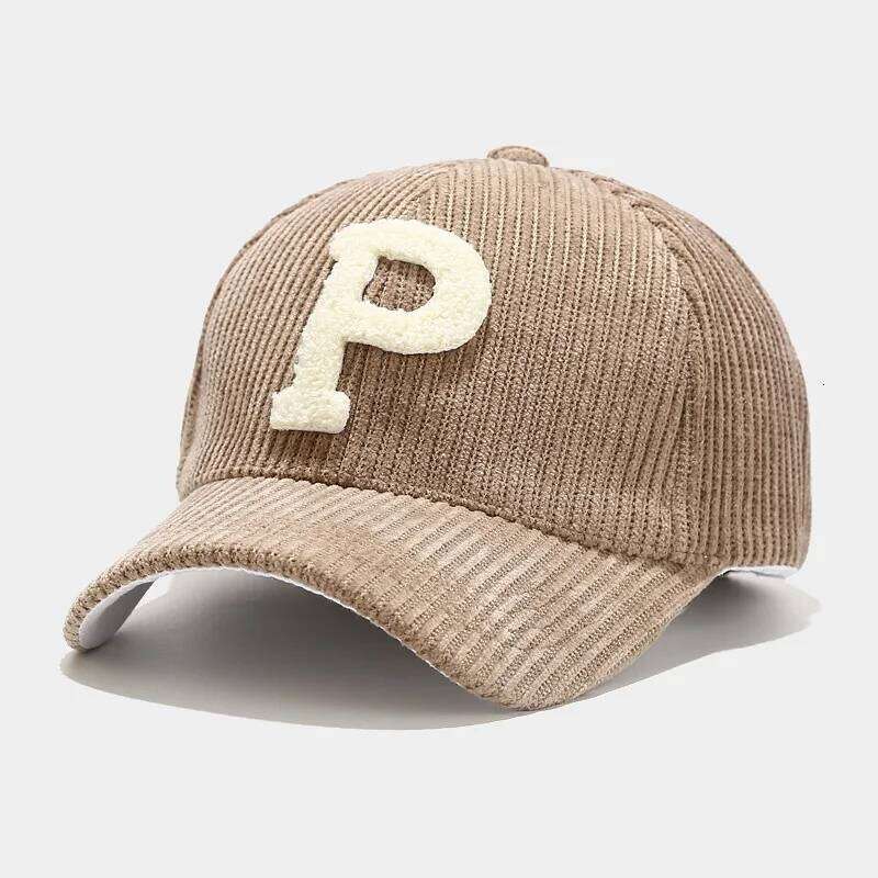 2025 Autumn Winter Outdoor Baseball Letter P Embroidery Men's Women's Snapback Hat Adjustable Cool Casual Caps Unisex Y260115