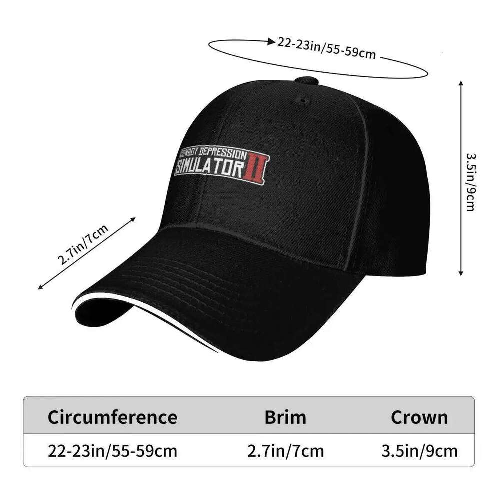 RDR2 Cowboy Depression Baseball Cap |-F-| Gentleman Hat funny hat Female Men's Y260115